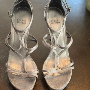 Sparkly Gunmetal Stilettos - Stuart Weitzman Sz 8.5